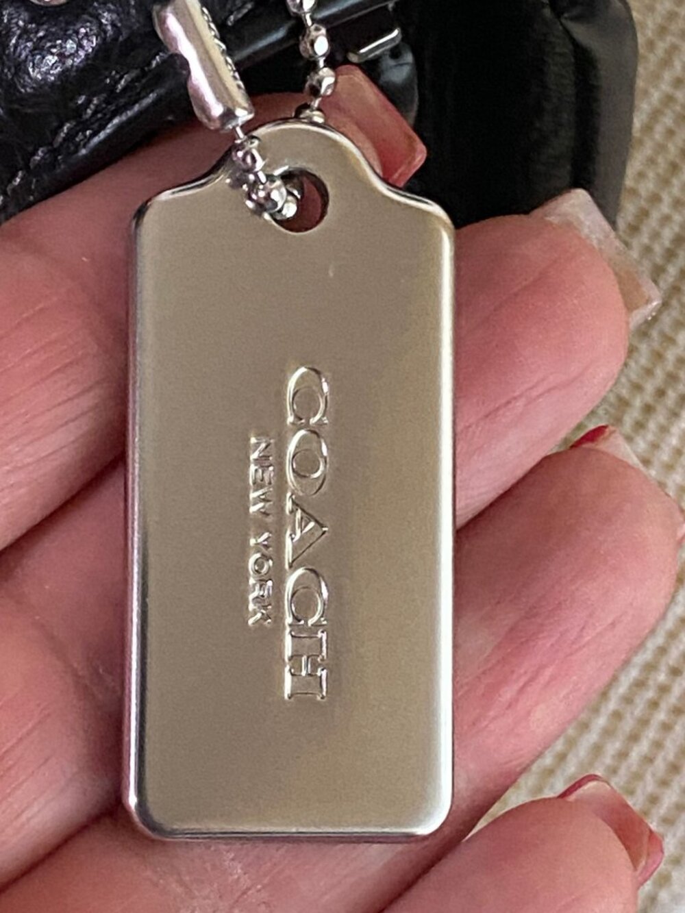 Coach Klare Crossbody + Matching Studded Wallet on Chain Set Black Multi Rivets - Picture 6 of 14